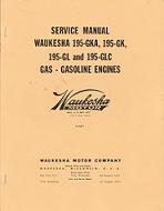 Waukesha 195-GKA 195-GK 195-GL 195-GLC Service Manual