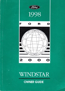 1998 Ford Windstar Owner's Manual Portfolio