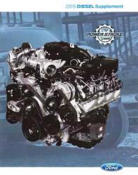 2015 Ford 6.7L Powerstroke Diesel Factory Owner's Guide Supplement