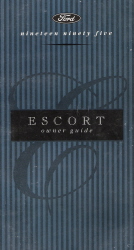 1995 Ford Escort Owner's Manual Portfolio