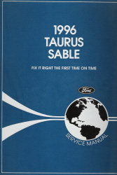 1996 Ford Taurus & Mercury Sable Factory Service Manual