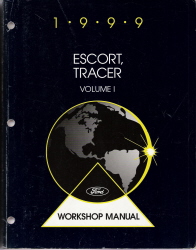 1999 Ford Escort, Mercury Tracer Workshop Manual - 2 Volume Set