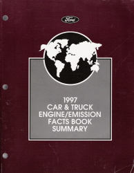 1997 Ford Car & Truck Engine / Emission Facts Book Summary