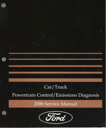  2006 Ford, Mercury, LincolnCar / Truck Powertrain and Emissions Diagnosis Service Manual - Softcover