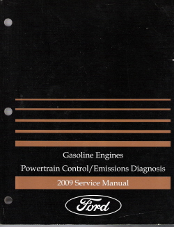 2009 Ford Powertrain Control/Emissions Diagnosis Factory Service Manual - Gasonline Engines