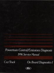 1996 Ford F150 F250 f350 F450 Truck OBD-I Powertrain Control Emissions Diagnosis Service Manual