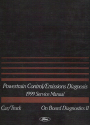 1999 Ford Car and Truck OBD-II Powertrain Control and Emissions Diagnosis Service Manual