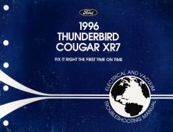 1996 Ford Thunderbird & Cougar XR7 Electrical and Troubleshooting Manual