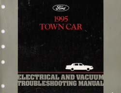 1995 Lincoln Town Car Electrical and Vacuum Troubleshooting Manual