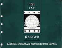 1998 Ford Ranger  Electrical and Vacuum Troubleshooting Manual