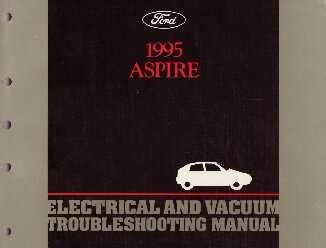 1995 Ford Aspire Electrical and Vacuum Troubleshooting Manual