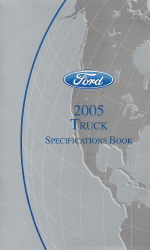 2005 Ford Truck Specifications Book