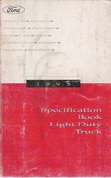 1995 Ford Light Duty Truck Specification Manual