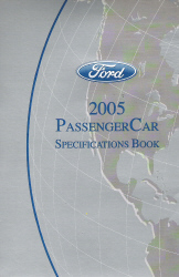 2005 Ford Passenger Car Specifications Book