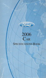 2006 Ford Factory Car Specifications Book