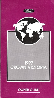 1997 Ford Crown Victoria Owner's Manual Portfolio