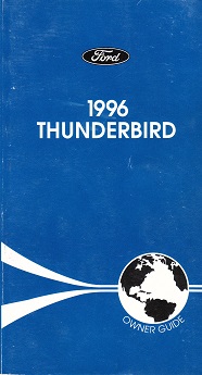 1996 Ford Thunderbird Owner's Manual Portfolio