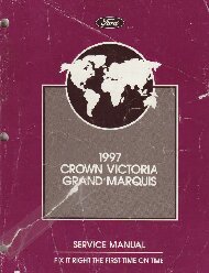 1997 Ford Crown Victoria / Mercury Grand Marquis Service Manual