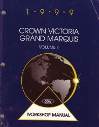 1999 Ford Crown Victoria & Mercury Grand Marquis Factory Service Manual - 2 Volume Set