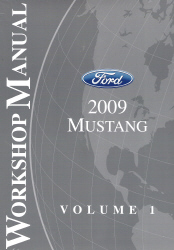 2009 Ford Mustang Factory Workshop Manual - Softcover