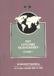 1997 Ford Explorer / Mercury Mountaineer  Service Manual - 2 Volume Set