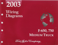 2003 Ford F-650 & F-750 Medium Duty Truck - Wiring Diagrams