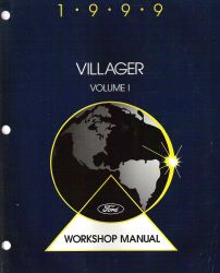 1999 Mercury Villager Factory Service Manual - 2 Volume Set