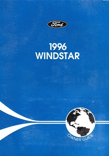 1996 Ford Windstar Owner's Manual Portfolio