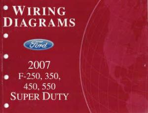 2007 Ford F-250, 350, 450, 550, Super Duty - Wiring Diagrams