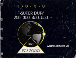1999 Ford F-Super Duty 250, 350 ,450, 550 Wiring Diagrams