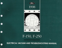 1998 Ford F150 & F250 Electrical and Vacuum Troubleshooting Manual (EVTM)
