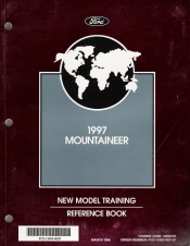 1997 Mercury Mountaineer New Model Training Reference Book