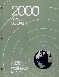 2000 Ford Ranger Factory Workshop Manual - 2 Vol. Set