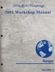 2001 Ford Ranger Factory Workshop Manual - 2 Vol. Set