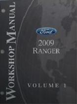 2009 Ford Ranger Factory Workshop Manual - 2 Volume Set