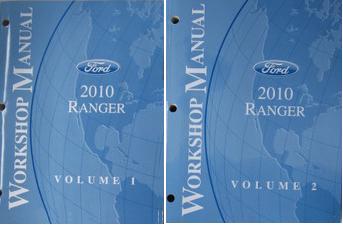 2010 Ford Ranger Factory Workshop Manual - 2 Volume Set