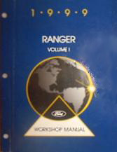 1999 Ford Ranger Factory Service Manual - 2 Volume Set