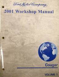 2001 Mercury Cougar Factory Service Manual, 2 Vol. Set