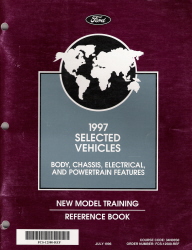 1997 Ford Selected Vehicles New Model Training Reference Book