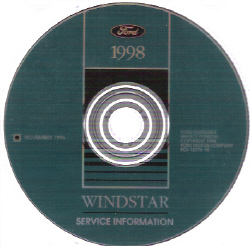 1998 Ford Windstar Factory Service Manual on CD-ROM