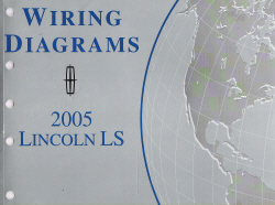 2005 Lincoln LS Factory Wiring Diagram Manual