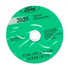 2020 Ford F250, F350, F450, F550 Factory Service Manual CD-ROM