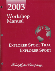 2003 Ford Explorer Sport Trac & Explorer Sport Factory Workshop Manual