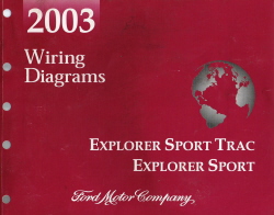 2003 Explorer Sport & Explorer Sport Trac Wiring Diagrams Manual