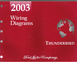 2003 Ford Thunderbird Factory Wiring Diagrams