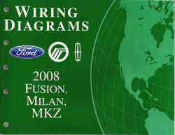 2008 Ford Fusion, Mercury Milan & Lincoln MKZ Factory Wiring Diagram