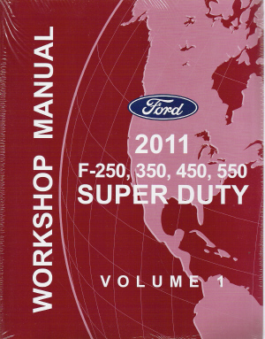 2011 Ford F-250, 350, 450 & 550 Factory Workshop Manual - 2 Volume Set