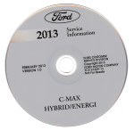 2013 Ford C-MAX Hybrid / Energi Factory Service Information CD-ROM