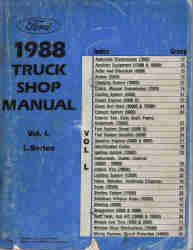 1988 Ford L-Series Truck Factory Service Manual