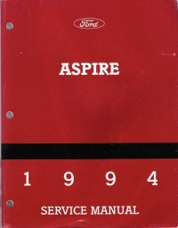 1994 Ford Aspire Service Manual